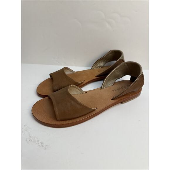 Kelsi Dagger Brooklyn Womens Brown Leather Sandals Flats Size 8 NWOB - Picture 4 of 7